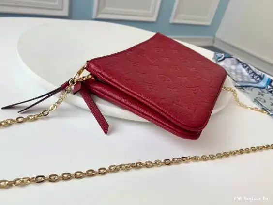AAA Replica Ru LOUIS DOUBLE POCHETTE ZIP VUITTON 0614